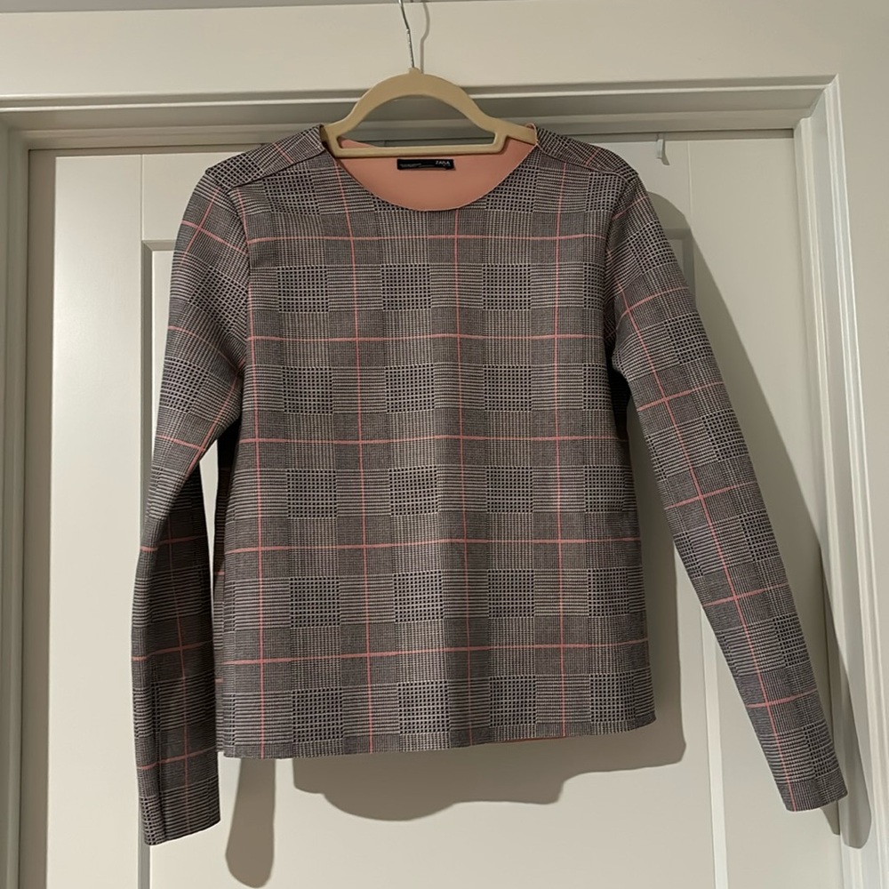 Suede Zara Blouse Size Medium